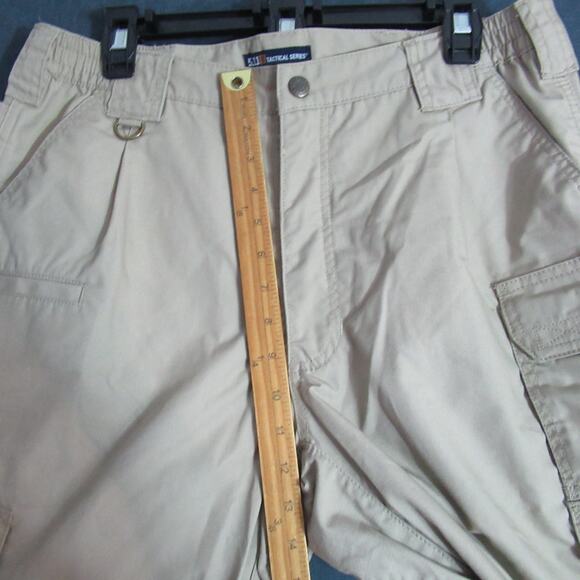 5.11 Tactical Series Cargo Pants Mens 34x34 Beige Ripstop Utility Uniform Work - Picture 7 of 10